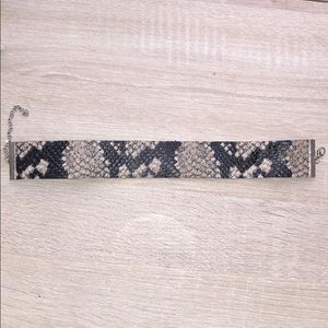 Free People Snakeskin Choker